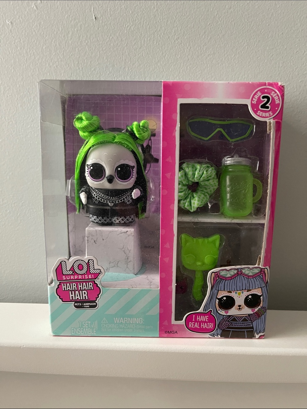 L.O.L. Surprise! Doll with Neon Green Hair and Matching Accessories